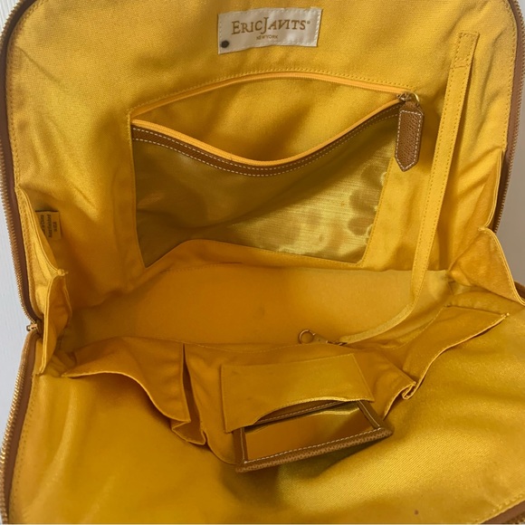 Eric Javits Natural Woven Tan Straw Shoulder Bag Purse Summer - Picture 11 of 16